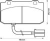 BENDIX 571461B Brake Pad Set, disc brake